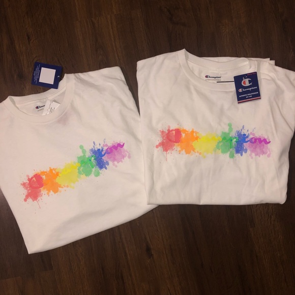 Clean CHAMPION Spellout t shirt - Picture 1 of 2